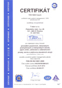 Certifikát TÜV